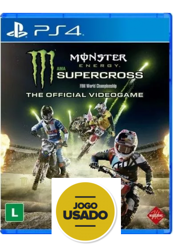 Monster Energy Supercross The Official Videogame - PS4(Usado)